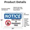 Signmission This Office Is Fragrance Free Sign With Symbol, 24 in W x Rectangle, Vinyl Decal OS-2PACK-NS-D-1824-L-18643 - alternate 5